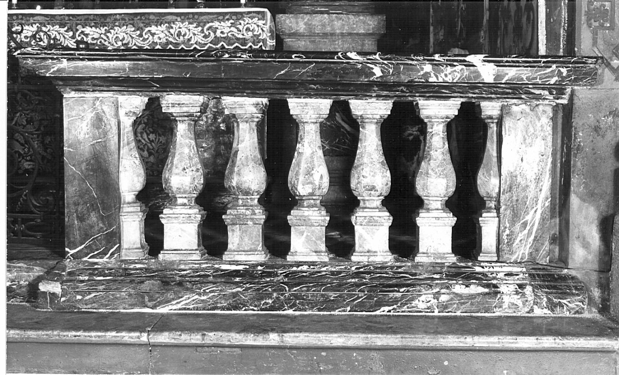 balaustrata, opera isolata - bottega lombarda (prima metà sec. XVII)