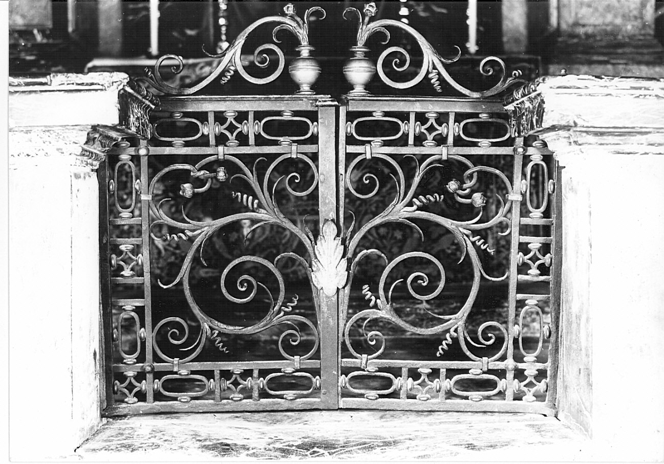 cancello di balaustrata, opera isolata - bottega lombarda (sec. XVIII)