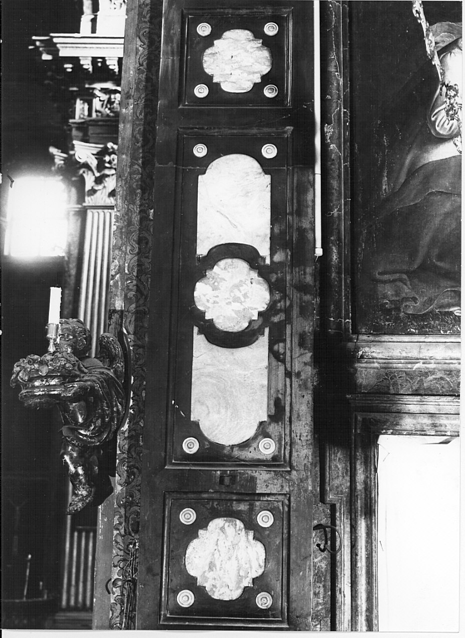 lesena, coppia - bottega lombarda (seconda metà sec. XVII)