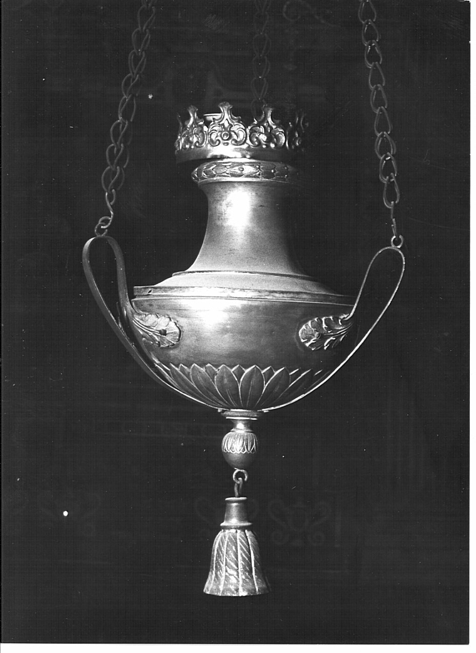 lampada, coppia - bottega italiana (sec. XIX)