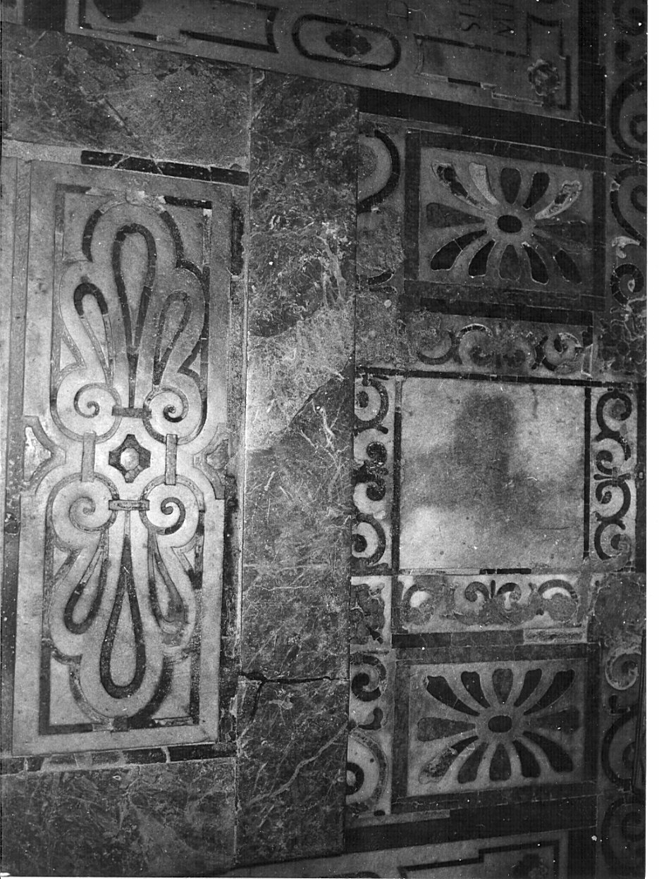 pavimento, opera isolata - bottega lombarda (seconda metà sec. XVII)