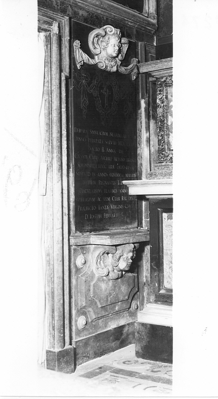 lapide, opera isolata - bottega lombarda (sec. XVII)