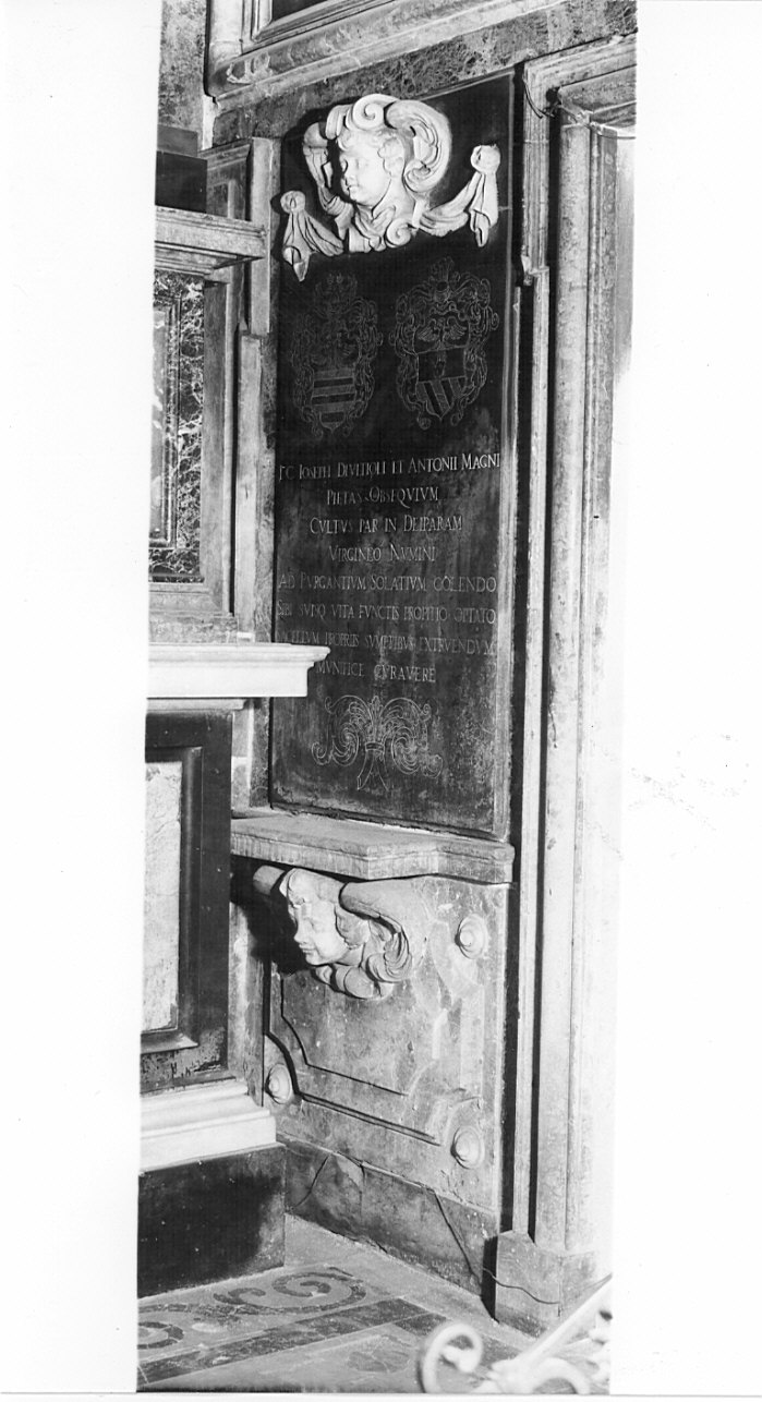 lapide, opera isolata - bottega lombarda (sec. XVII)