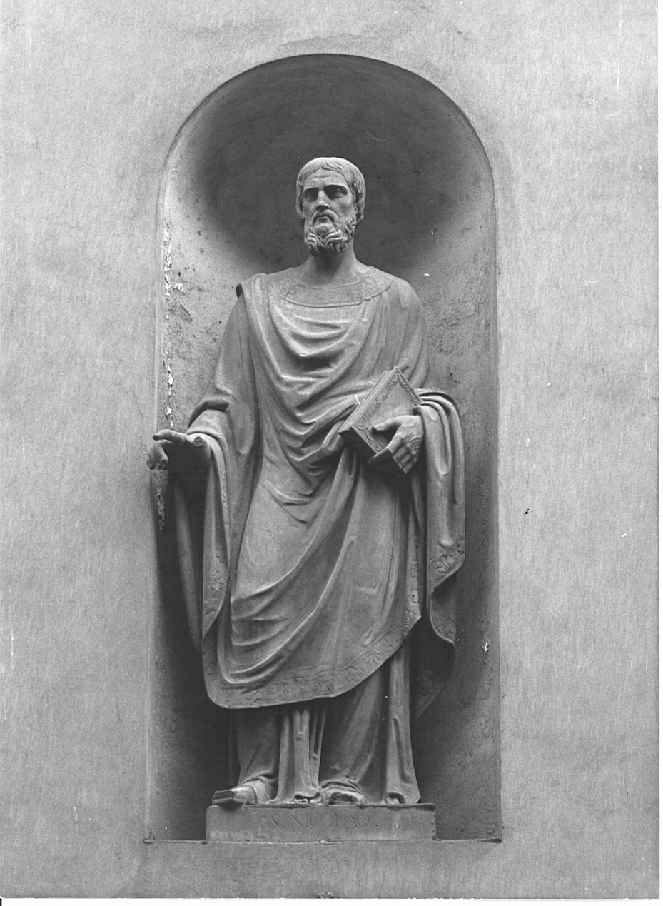 San Nicola di Bari (statua, opera isolata) - bottega italiana (sec. XIX)