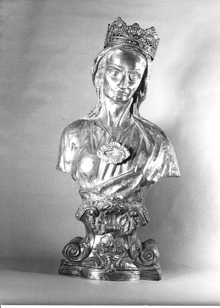 Sant'Apollonia (reliquiario - a busto, opera isolata) - bottega lombarda (sec. XVIII)