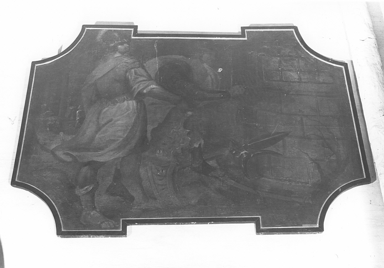 San Gaetano da Thiene nella prigione di Castel Sant'Angelo (dipinto, opera isolata) - ambito lombardo (seconda metà sec. XVII)