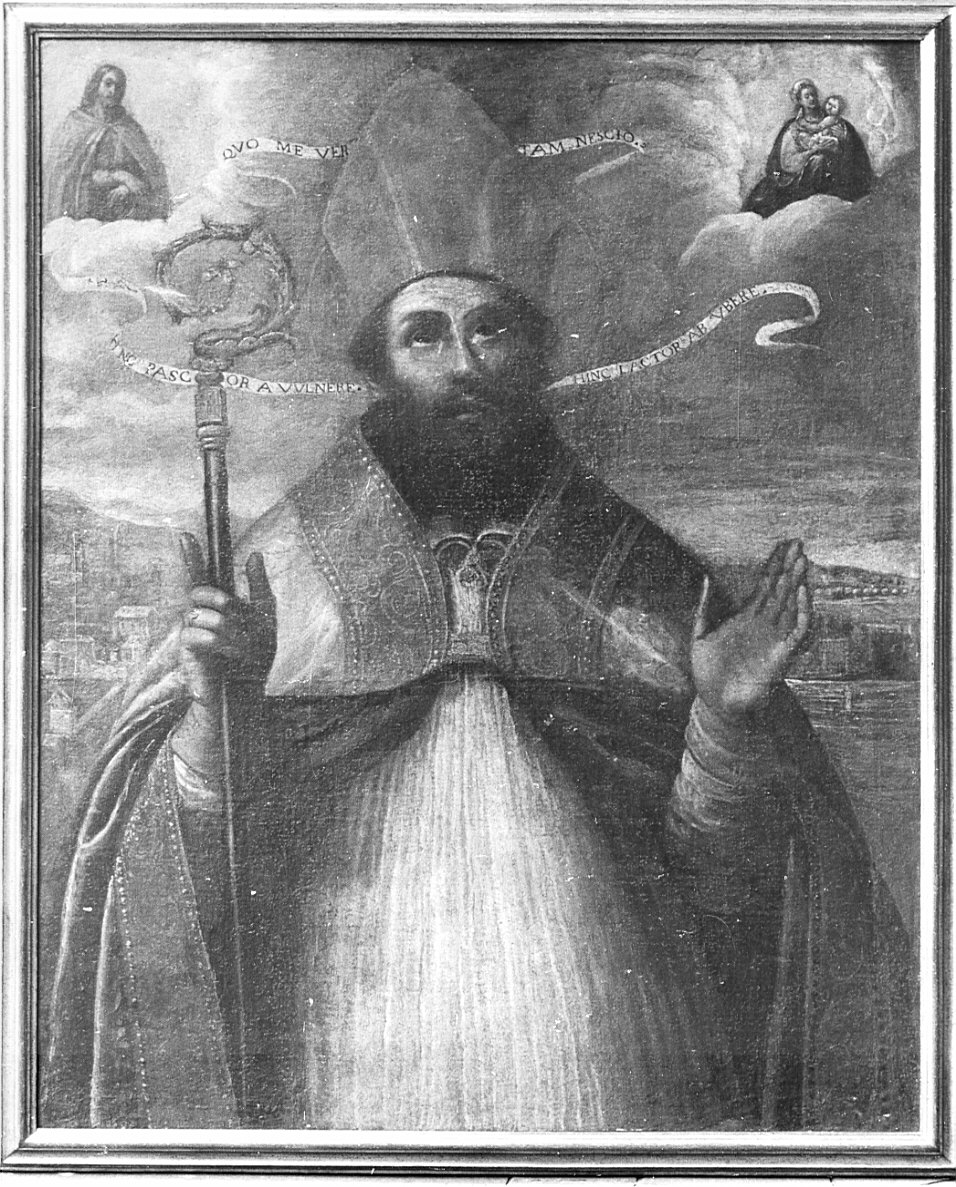 Vescovo (dipinto, opera isolata) - ambito lombardo (sec. XVII)