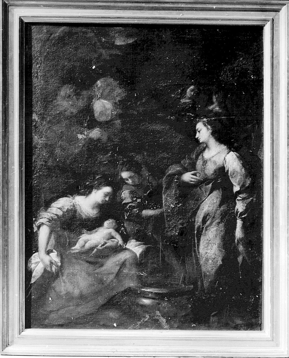 nascita di Maria Vergine (dipinto, opera isolata) di Nuvolone Carlo Francesco (attribuito) (sec. XVII)