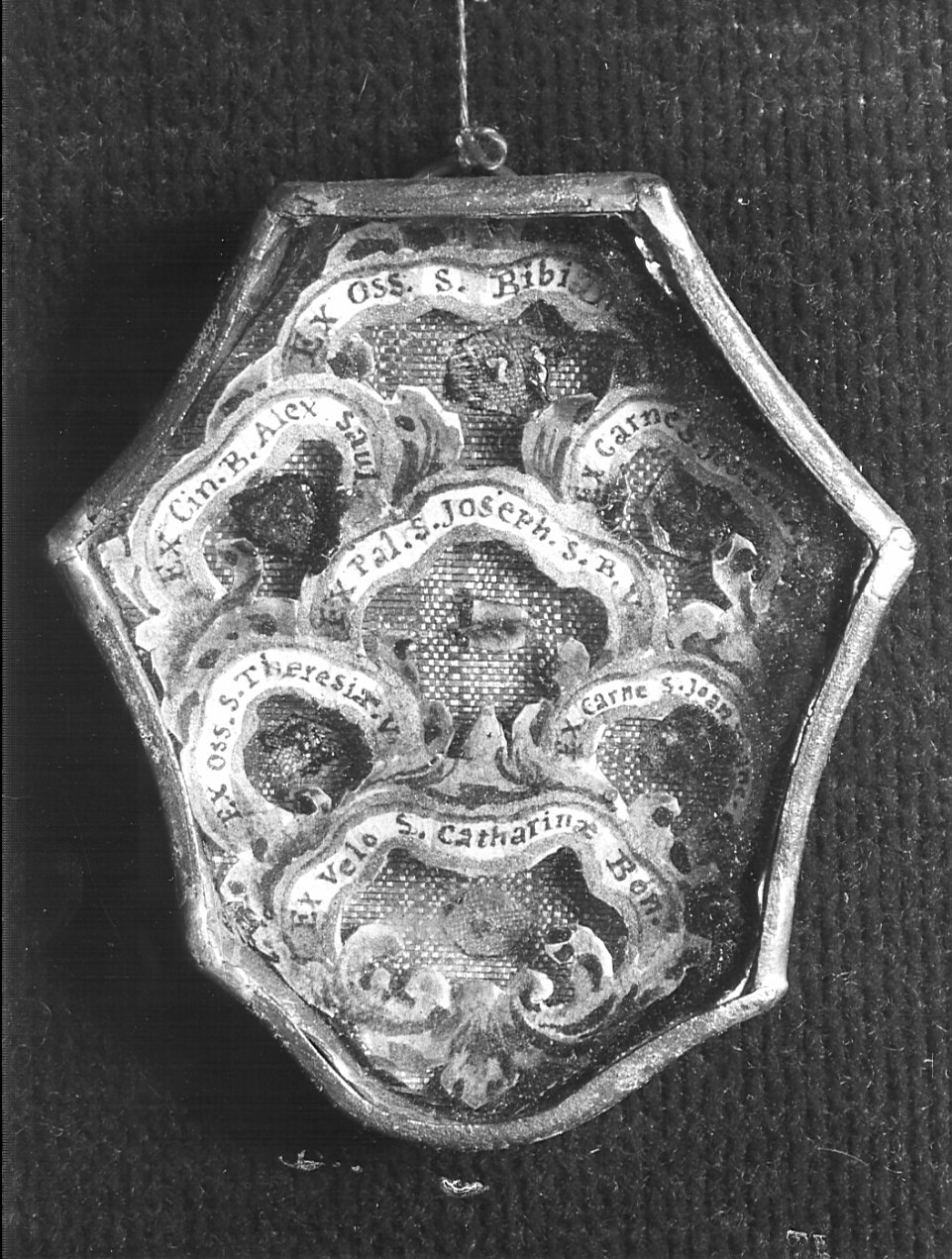 reliquiario a capsula, opera isolata - bottega lombarda (sec. XVIII)