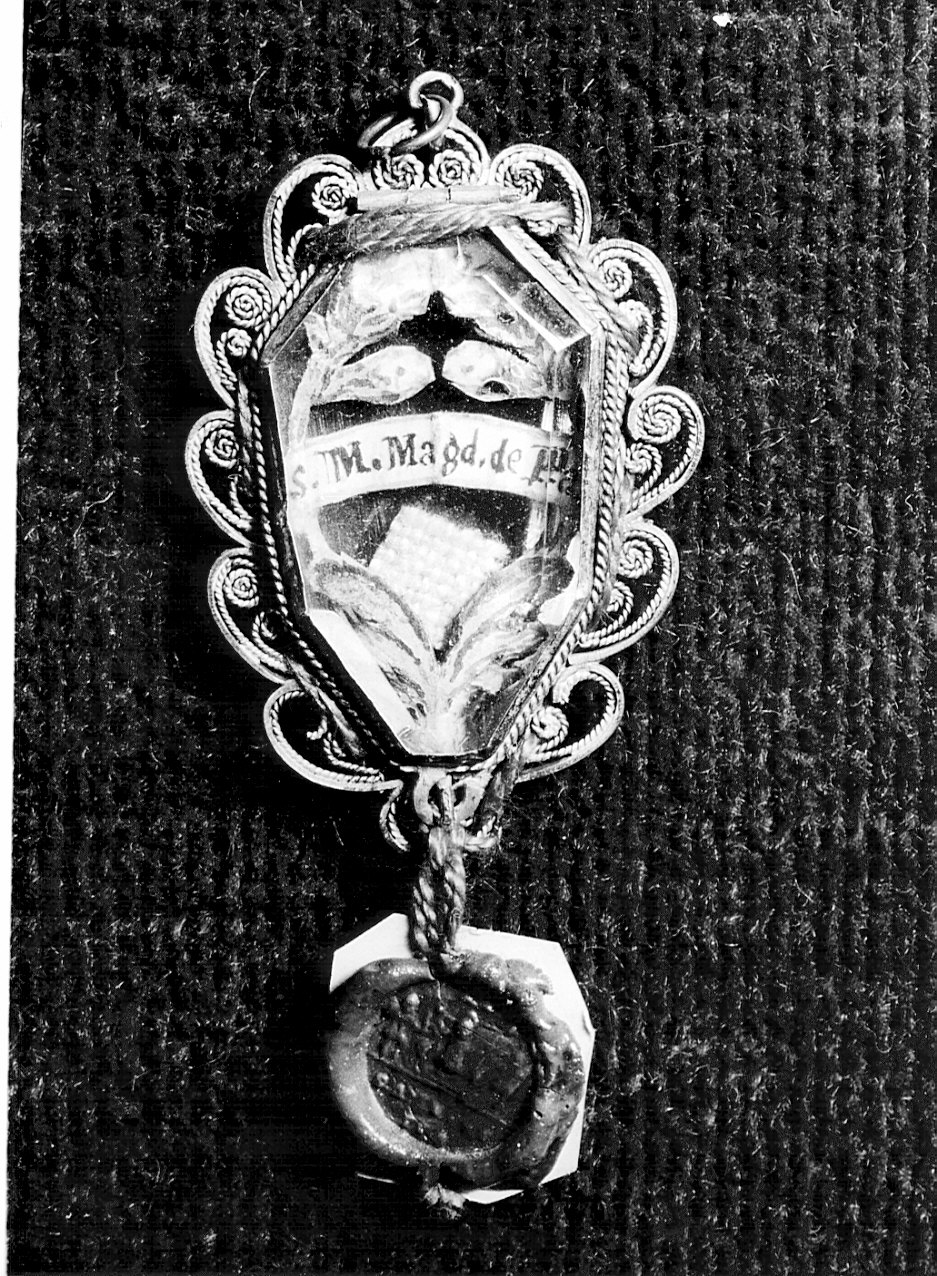 reliquiario, serie - bottega lombarda (sec. XVIII)