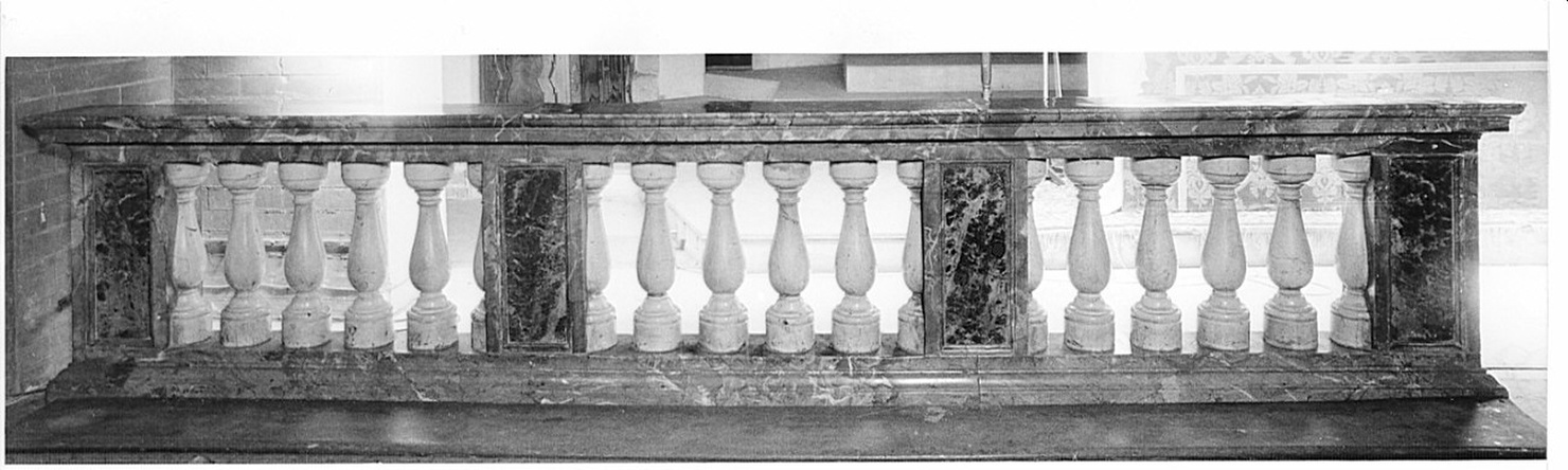 balaustrata, opera isolata - bottega lombarda (sec. XIX)