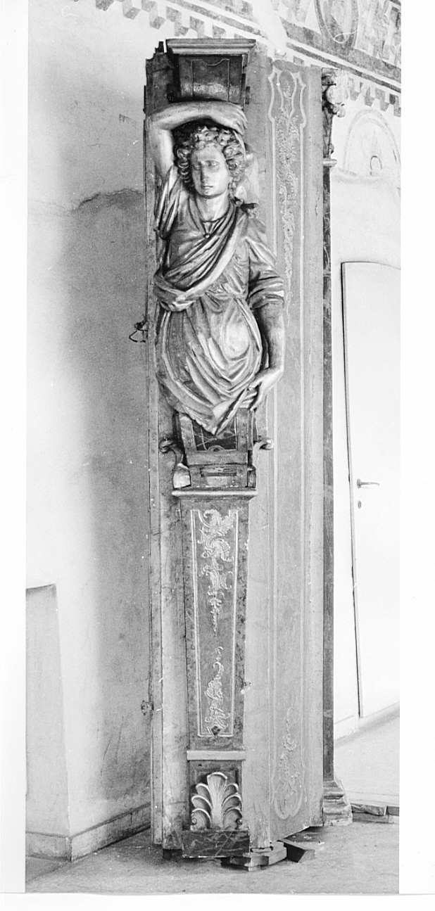 cariatide, opera isolata - bottega lombarda (inizio sec. XVII)