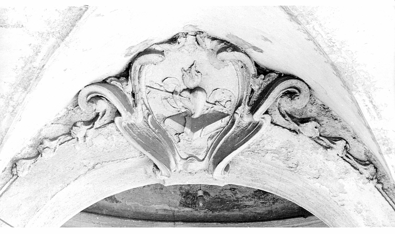 stemma (decorazione plastica, opera isolata) - bottega lombarda (sec. XVIII)
