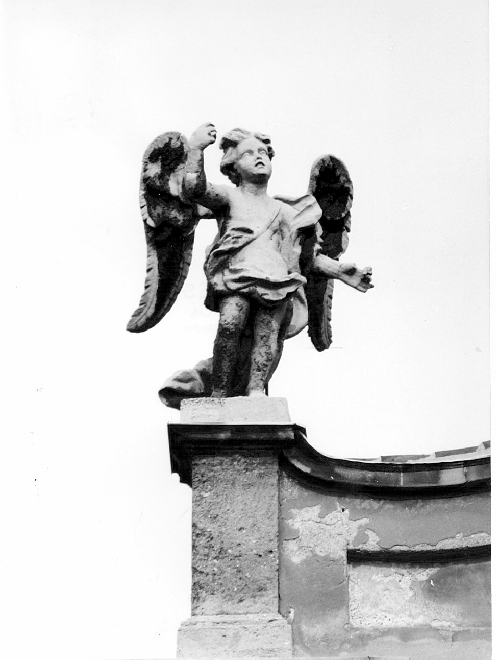 angelo (statua, opera isolata) di Rusnati Giuseppe (attribuito) (sec. XVII)
