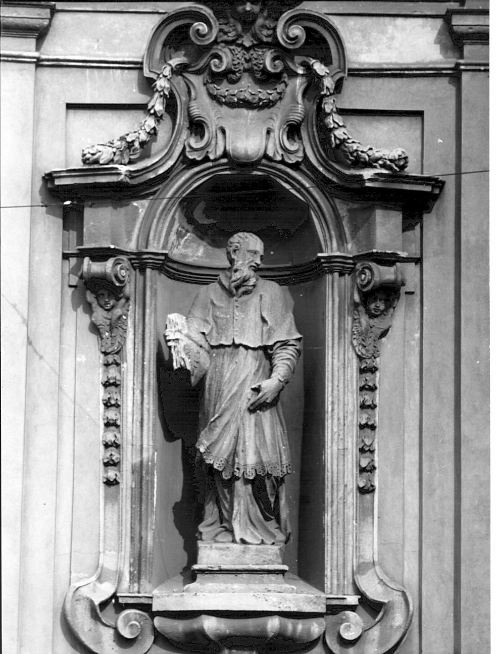 Sant'Agostino (statua, opera isolata) di Rusnati Giuseppe (sec. XVII)