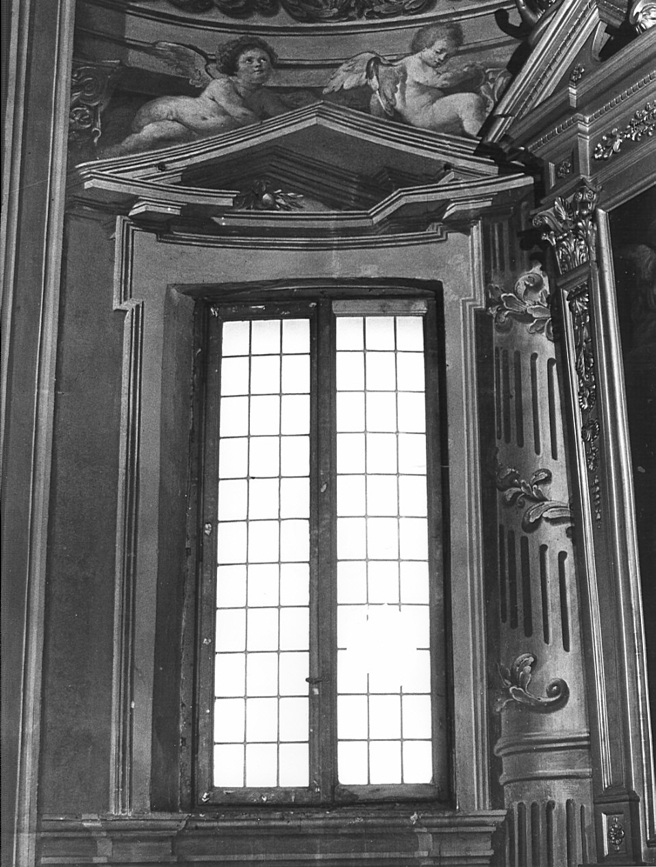 architettura illusionistica (dipinto, serie) di Gherardini Melchiorre detto Ceranino (attribuito) (sec. XVII)