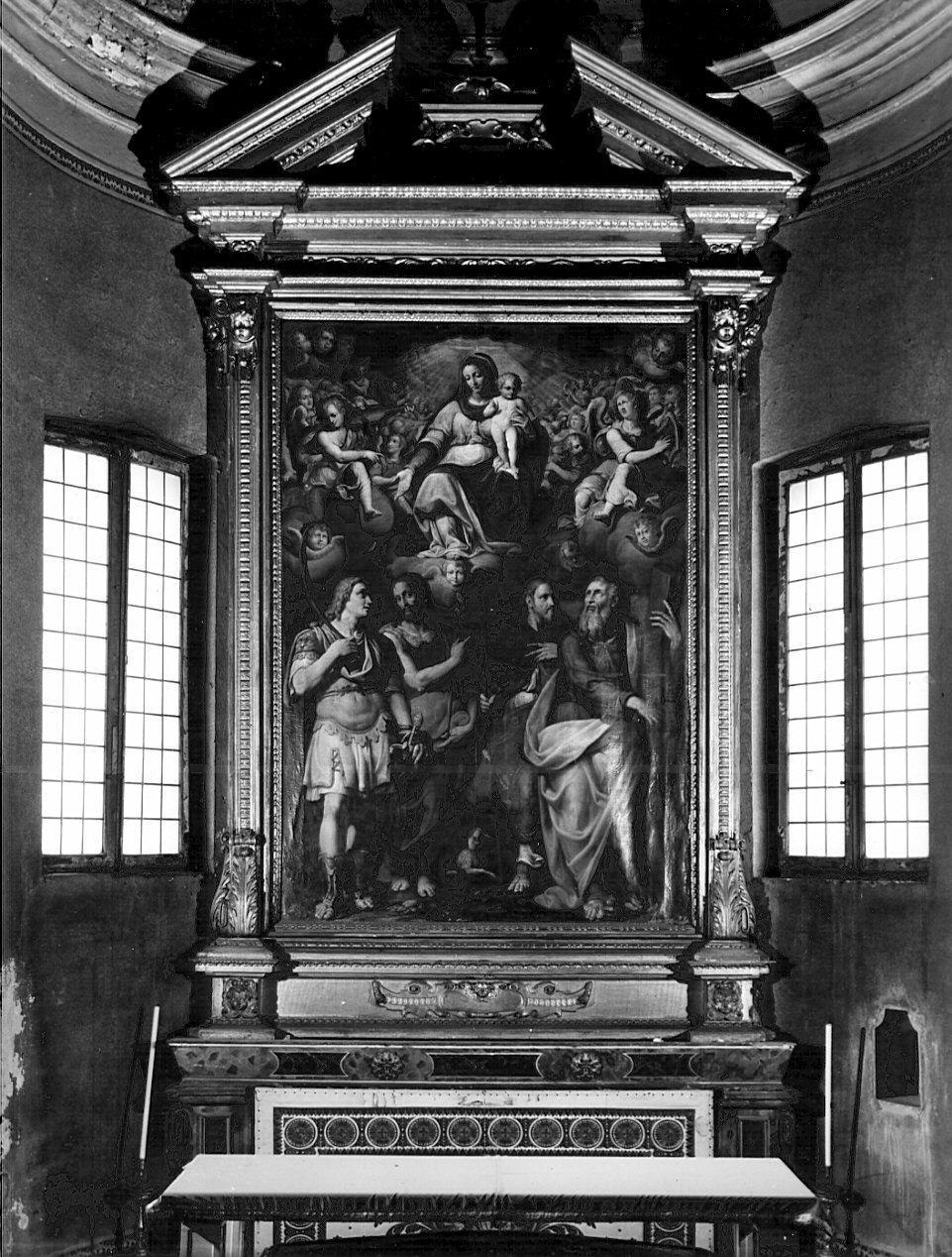 altare, opera isolata - bottega lombarda (sec. XVII)