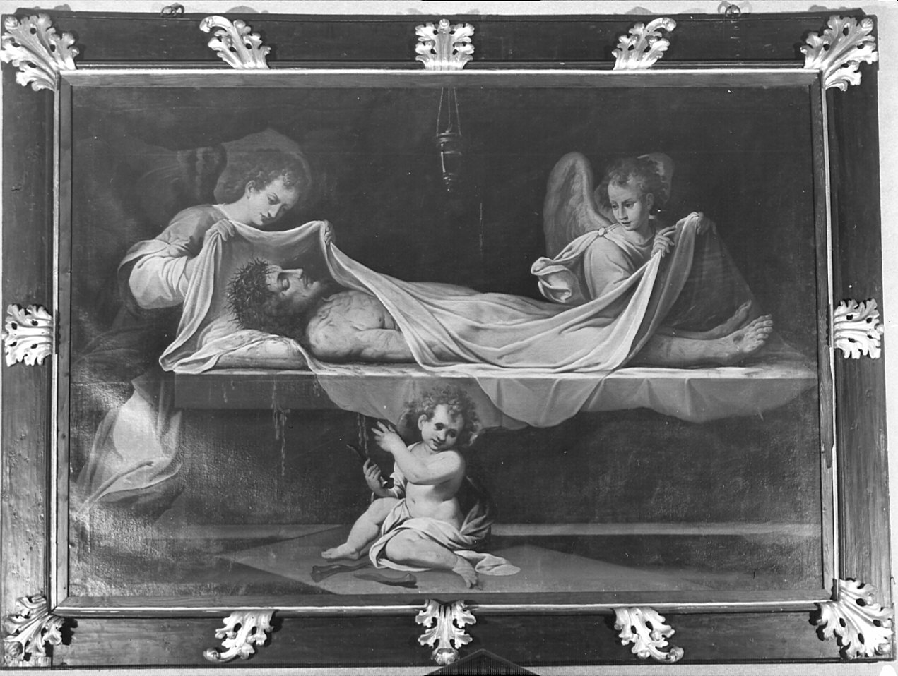 Cristo morto (dipinto, opera isolata) di Procaccini Camillo (attribuito) (sec. XVII)