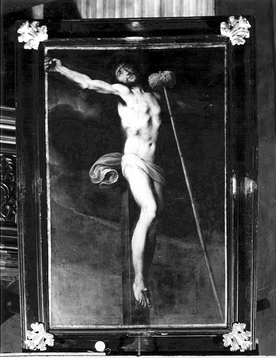 Cristo crocifisso (dipinto, opera isolata) di Crespi Daniele (attribuito) (sec. XVII)