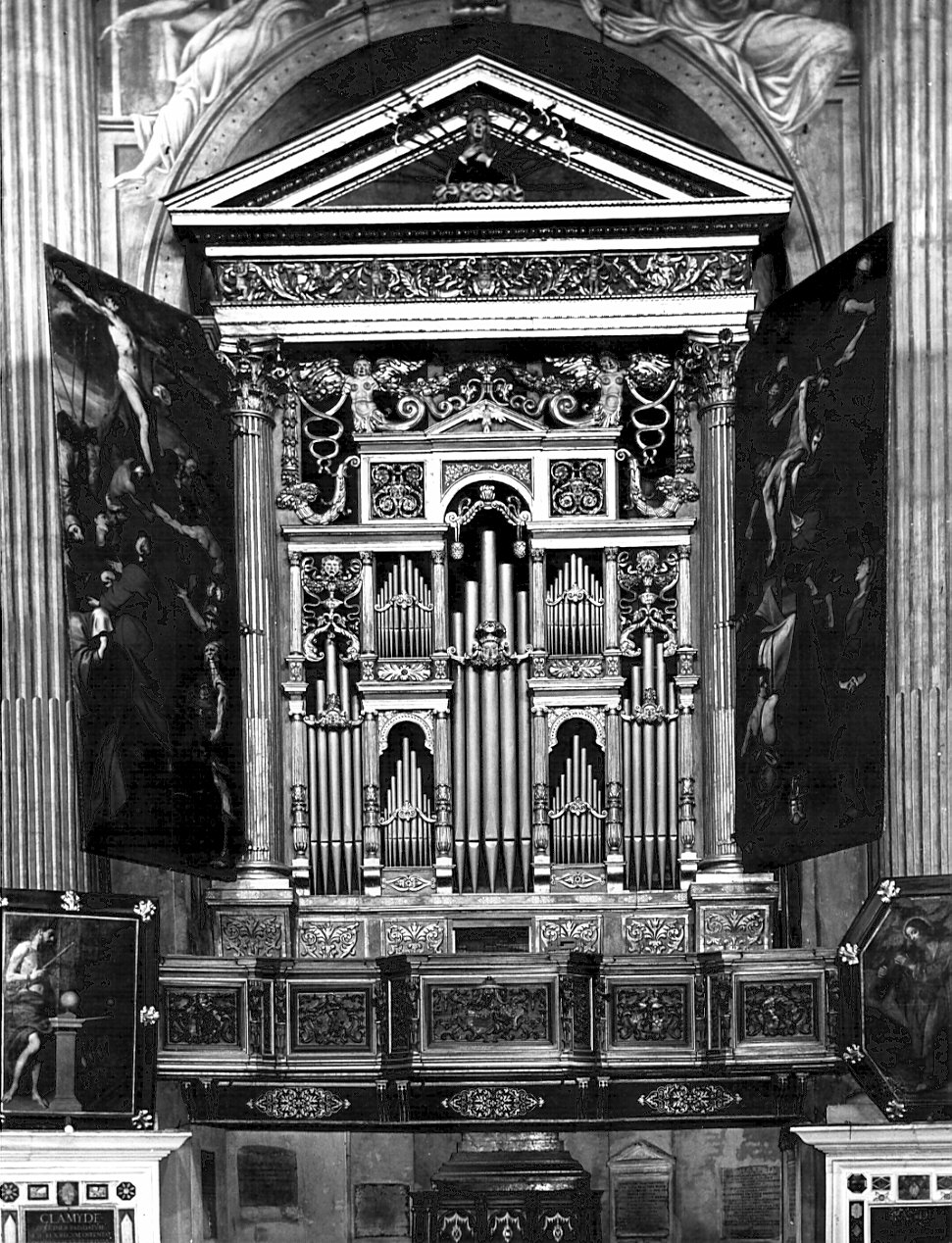 organo, complesso decorativo di Antegnati Gian Giacomo (bottega) (sec. XVII)