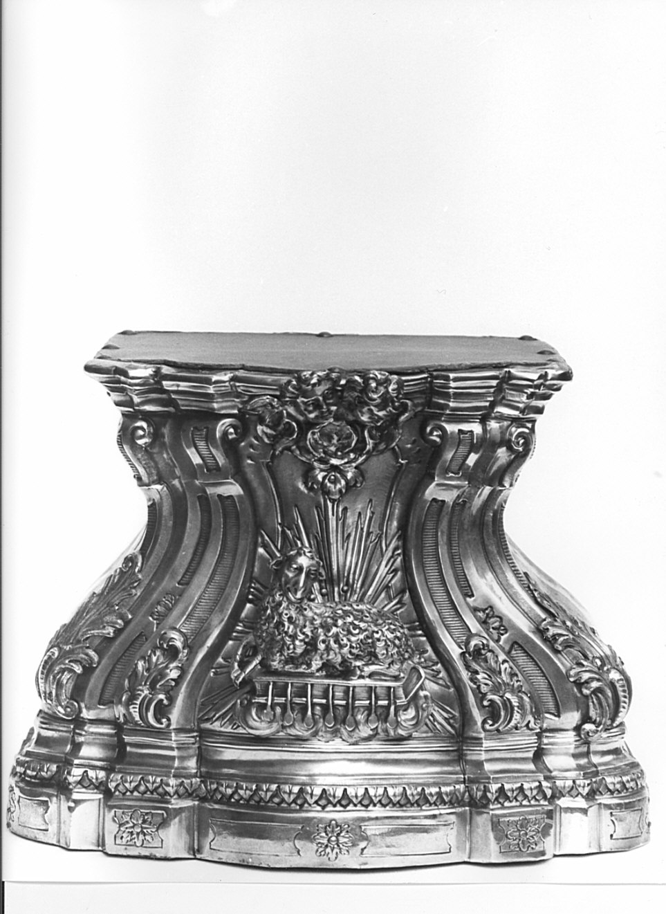 tronetto per esposizione eucaristica, opera isolata - bottega lombarda (sec. XIX)