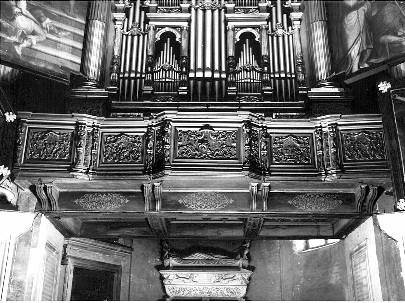 cantoria, opera isolata - bottega lombarda (sec. XVIII)