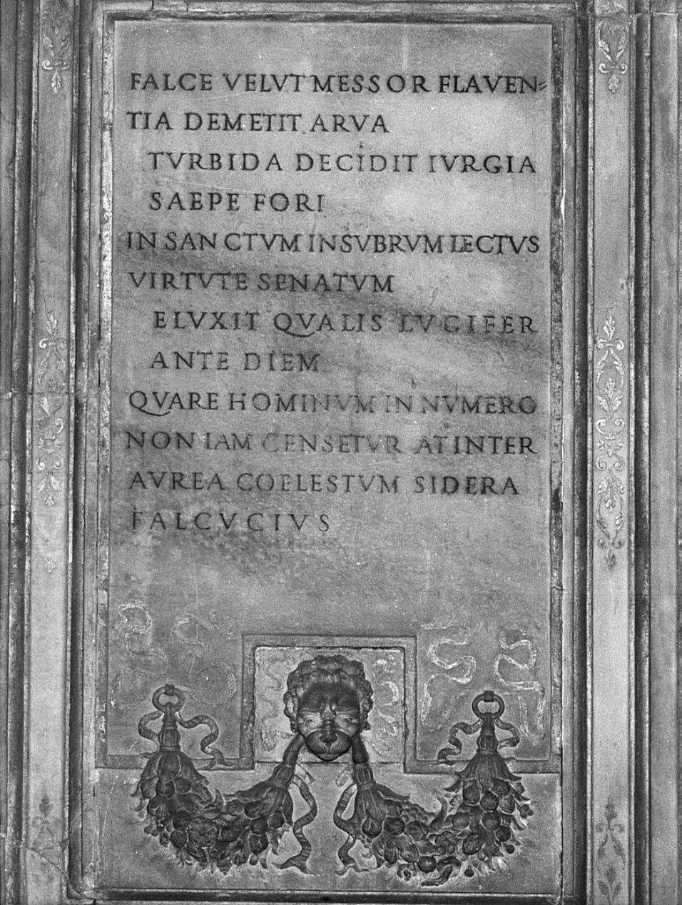 lapide, opera isolata - bottega lombarda (sec. XVI)