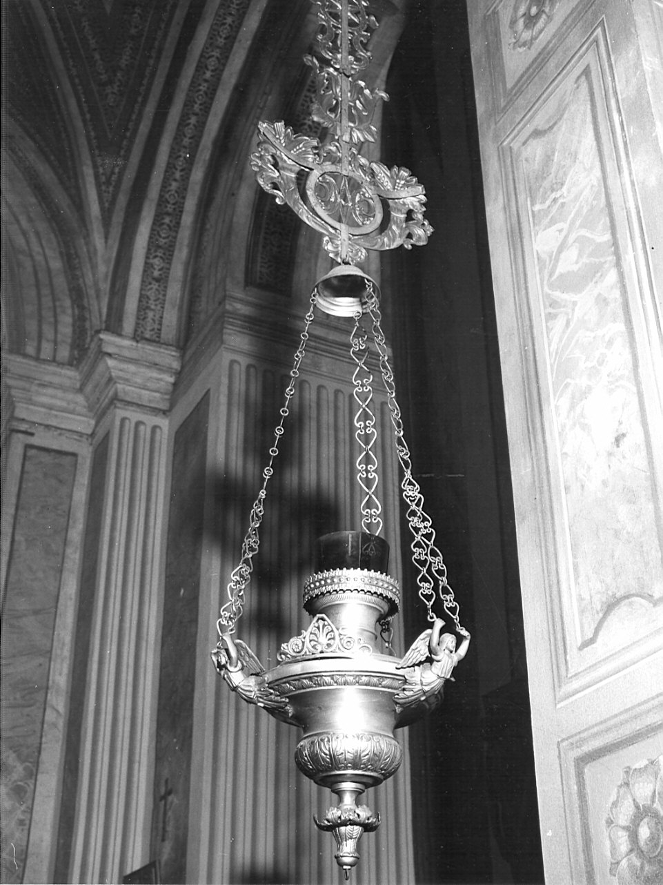lampada pensile, serie - bottega lombarda (sec. XIX)