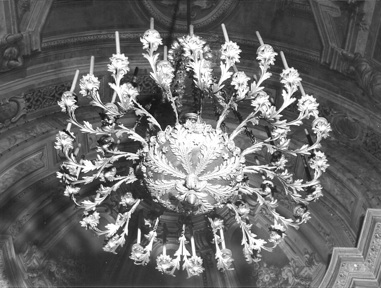 lampadario - a bracci, opera isolata - bottega lombarda (sec. XIX)