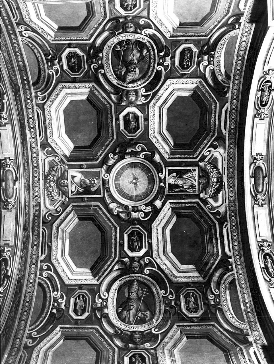 santi (decorazione pittorica, opera isolata) - ambito lombardo (fine/inizio secc. XVI/ XVII)