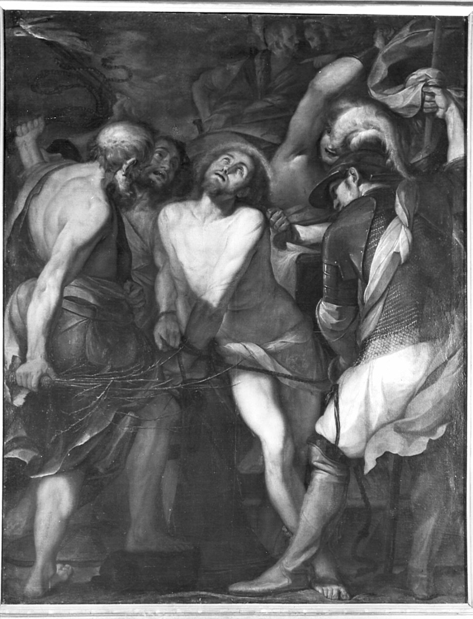 Cristo alla colonna (dipinto, opera isolata) di Procaccini Giulio Cesare (attribuito) (sec. XVII)