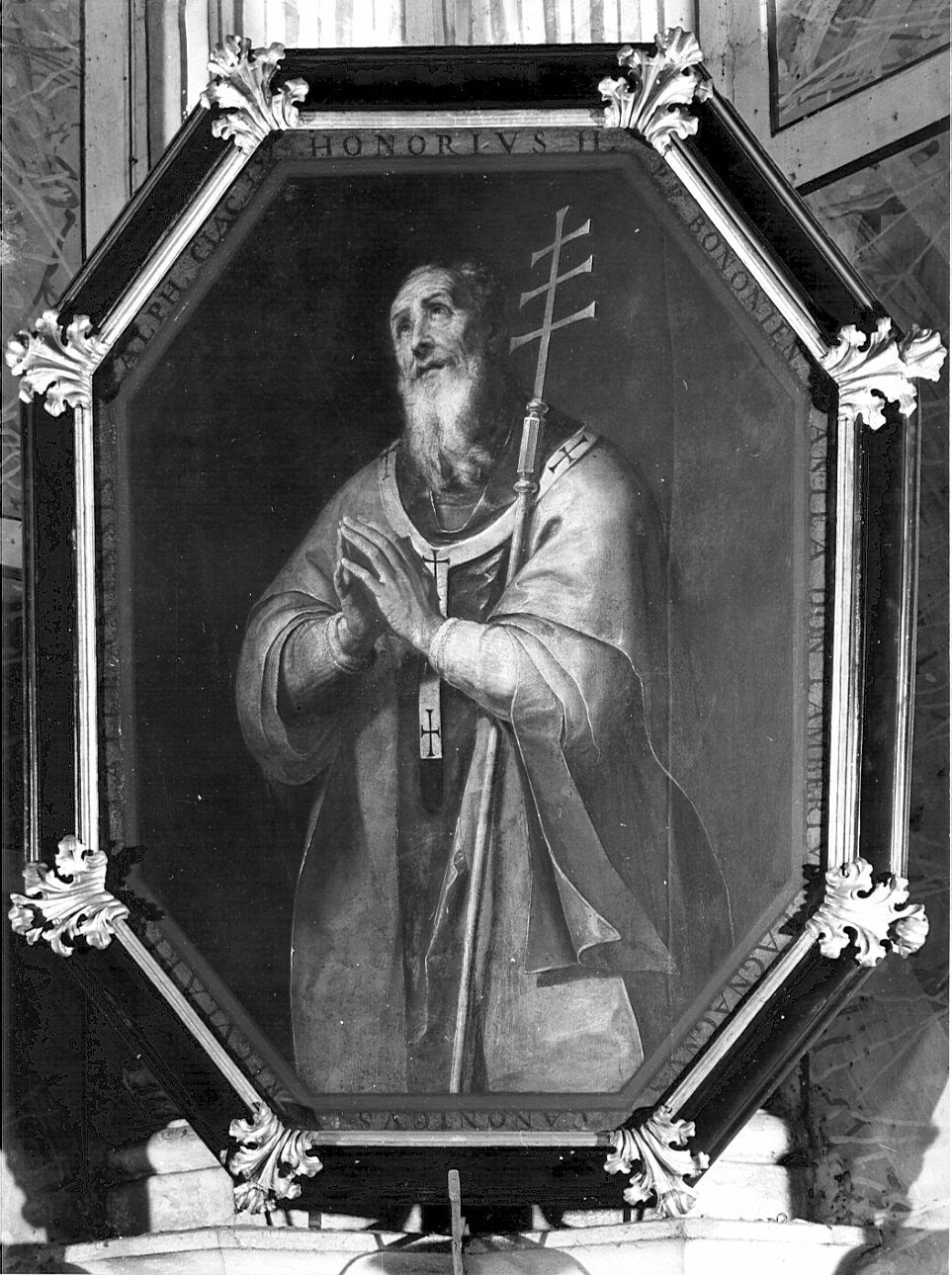 Onorio II (dipinto, opera isolata) di Crespi Daniele (cerchia) (sec. XVII)