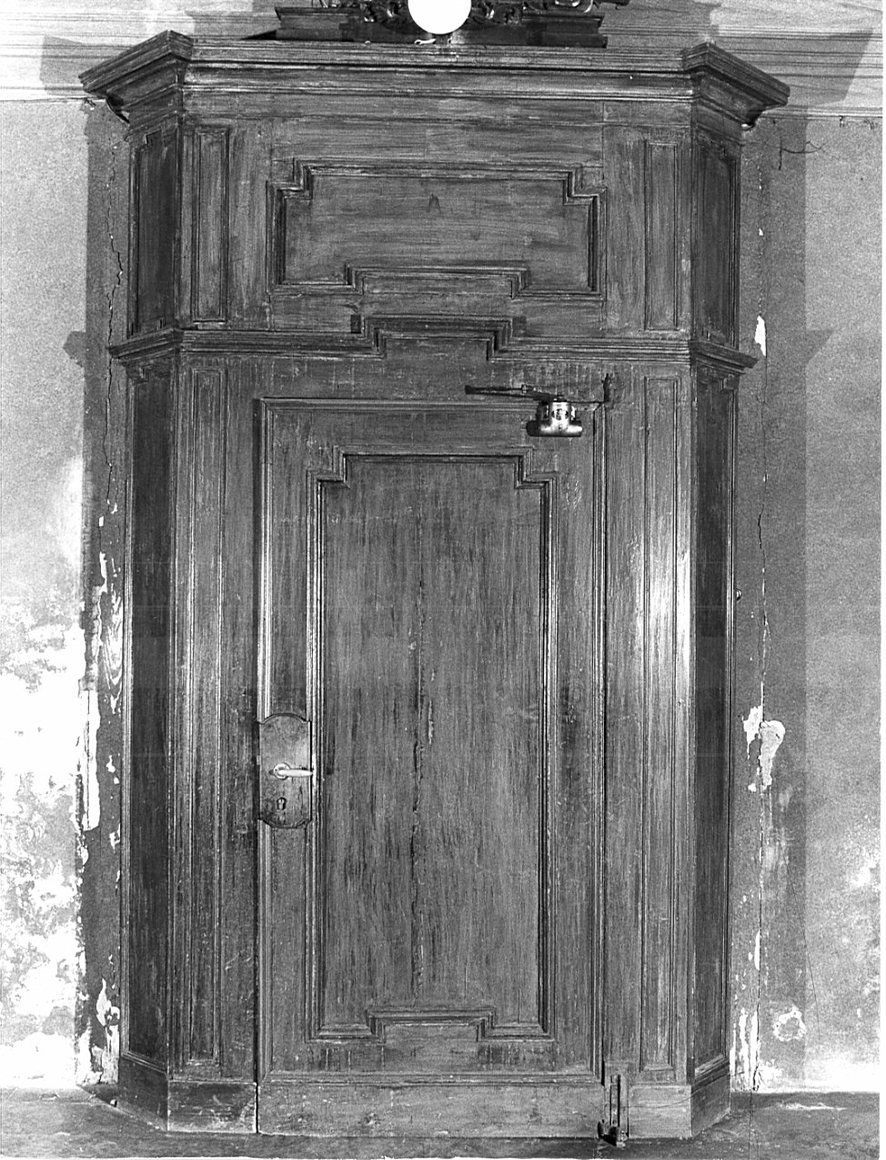 bussola d'ingresso, opera isolata - bottega lombarda (sec. XIX)