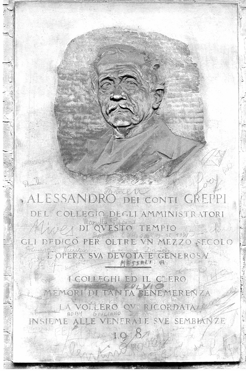 lapide commemorativa, opera isolata - bottega lombarda (sec. XX)