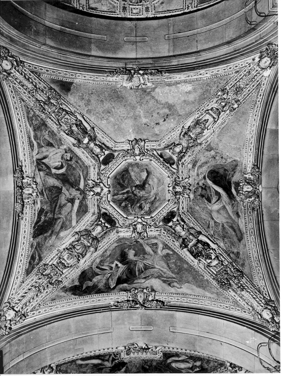 profeti e sibille (decorazione pittorica, opera isolata) di Procaccini Giulio Cesare (attribuito) (inizio sec. XVII)