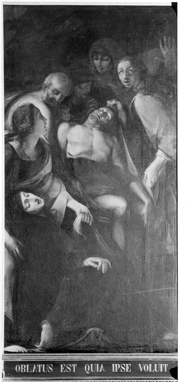 deposizione di Cristo dalla croce (dipinto, opera isolata) di Procaccini Giulio Cesare (attribuito) (sec. XVII)