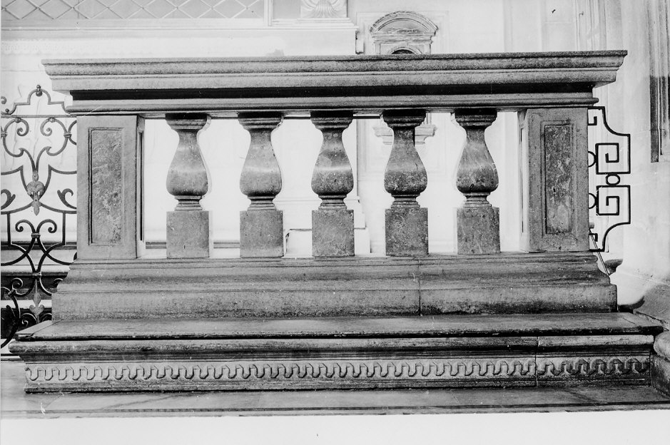 balaustrata, serie - bottega lombarda (sec. XVI)