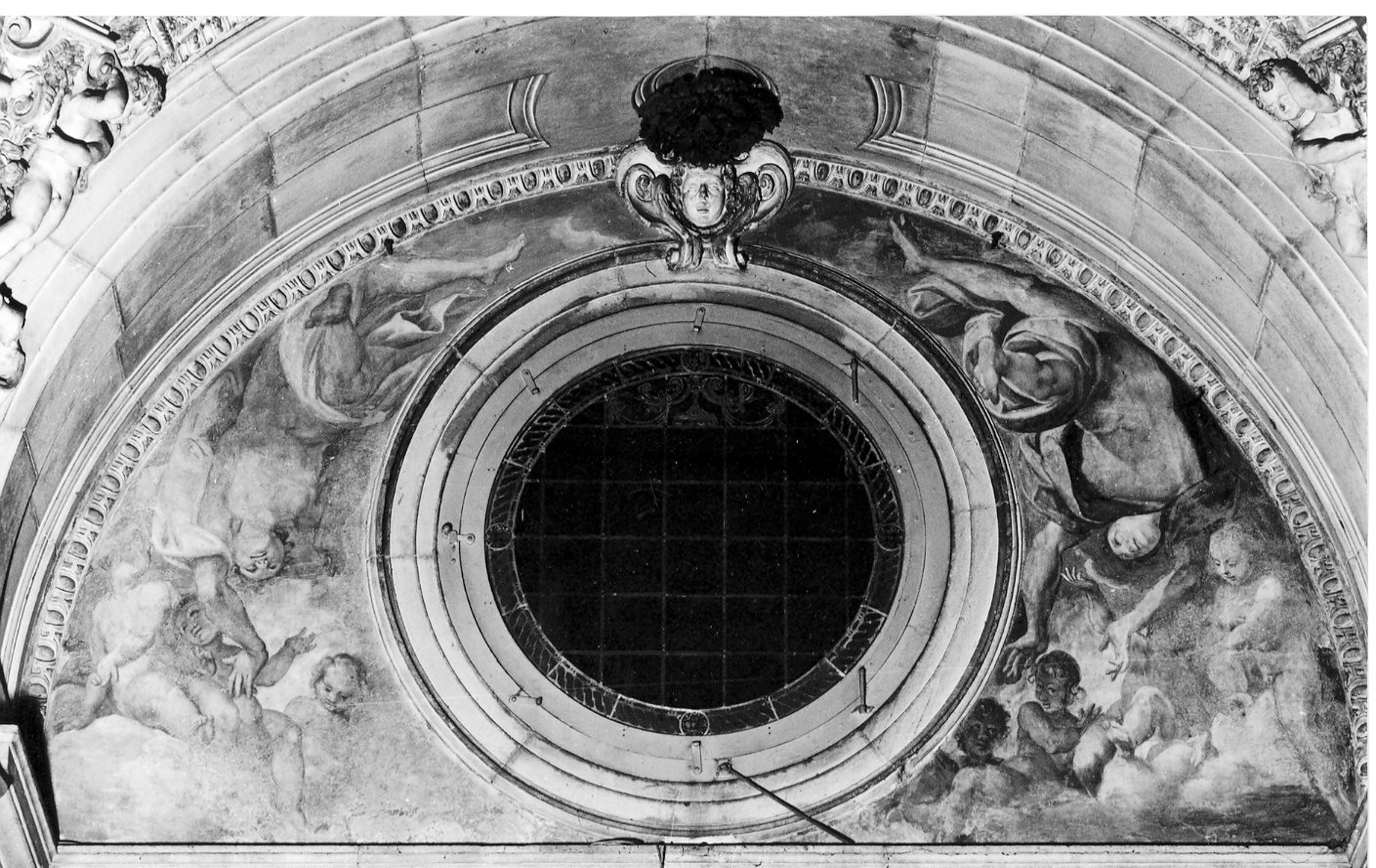 angeli (dipinto, opera isolata) di Della Rovere Giovanni Battista detto Fiammenghino (attribuito), Della Rovere Giovanni Mauro detto Fiammenghino (attribuito) (inizio sec. XVII)