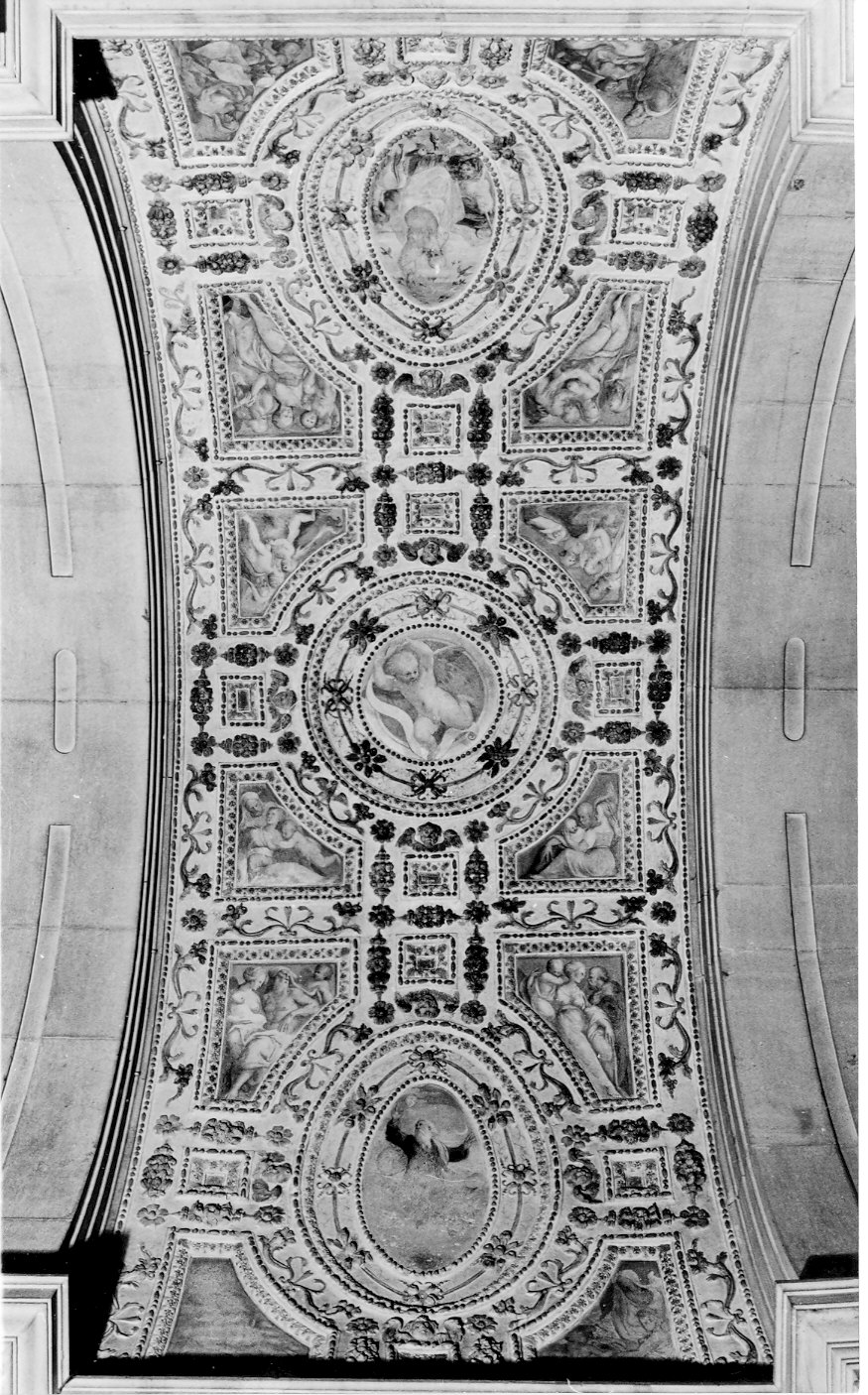 scene dell'Antico Testamento (decorazione pittorica, opera isolata) - ambito lombardo (sec. XVI)