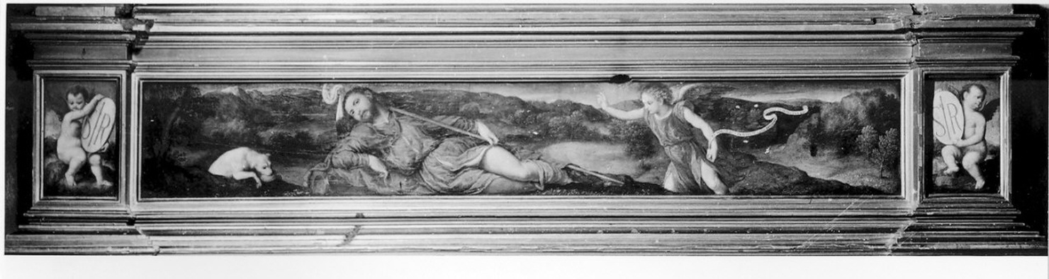 San Rocco (dipinto, opera isolata) di Bordone Paris (sec. XVI)