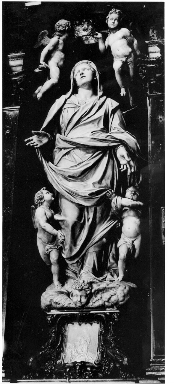 Madonna Assunta (statua, elemento d'insieme) di Fontana Annibale (sec. XVI)
