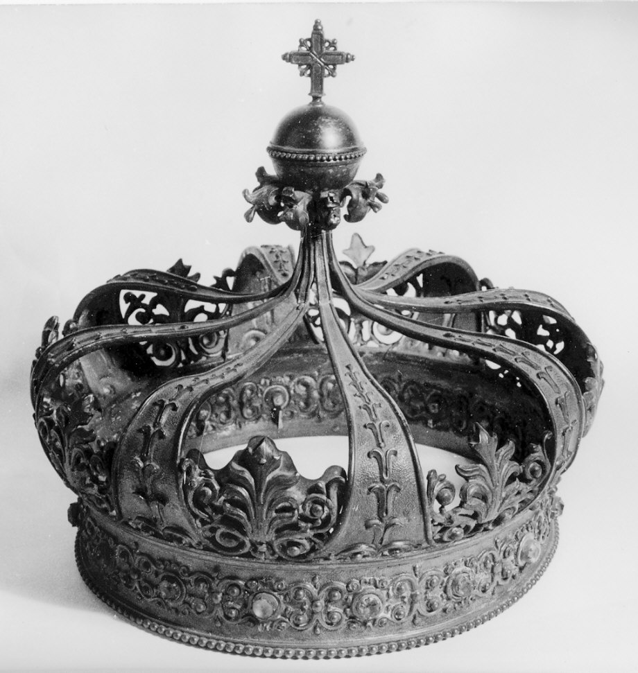 corona da statua, opera isolata - bottega lombarda (sec. XIX)