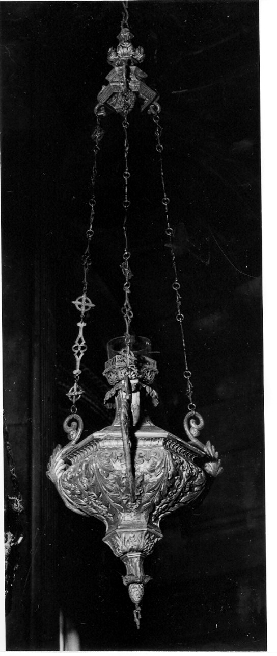 lampada pensile, opera isolata - bottega lombarda (sec. XVIII)