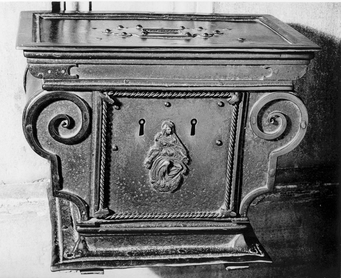 cassetta per elemosine, opera isolata - bottega lombarda (sec. XVIII)