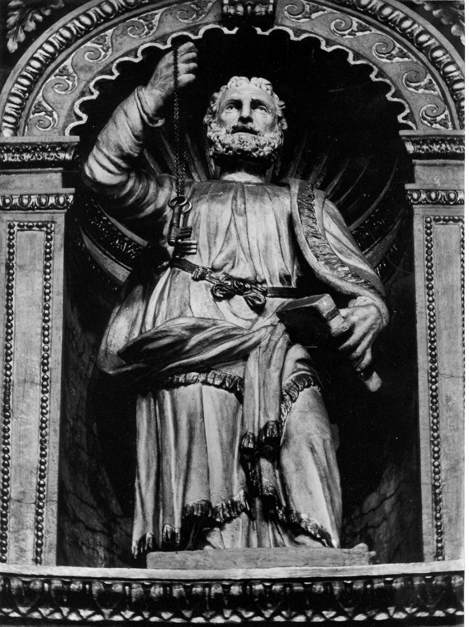 San Pietro (statua, opera isolata) di De Fondatis Agostino detto Padovano (secc. XV/ XVI)