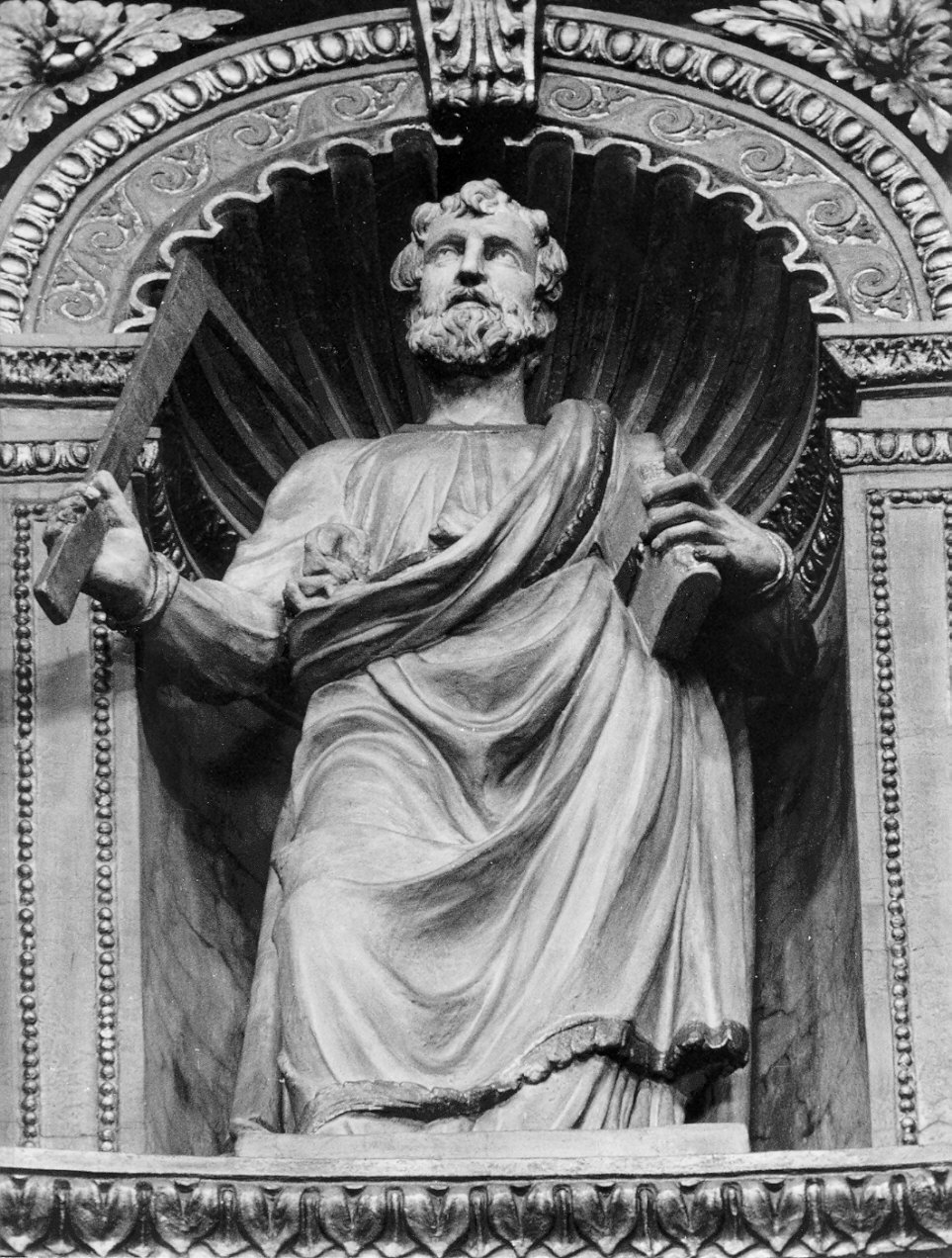 San Tommaso (statua, opera isolata) di De Fondatis Agostino detto Padovano (secc. XV/ XVI)