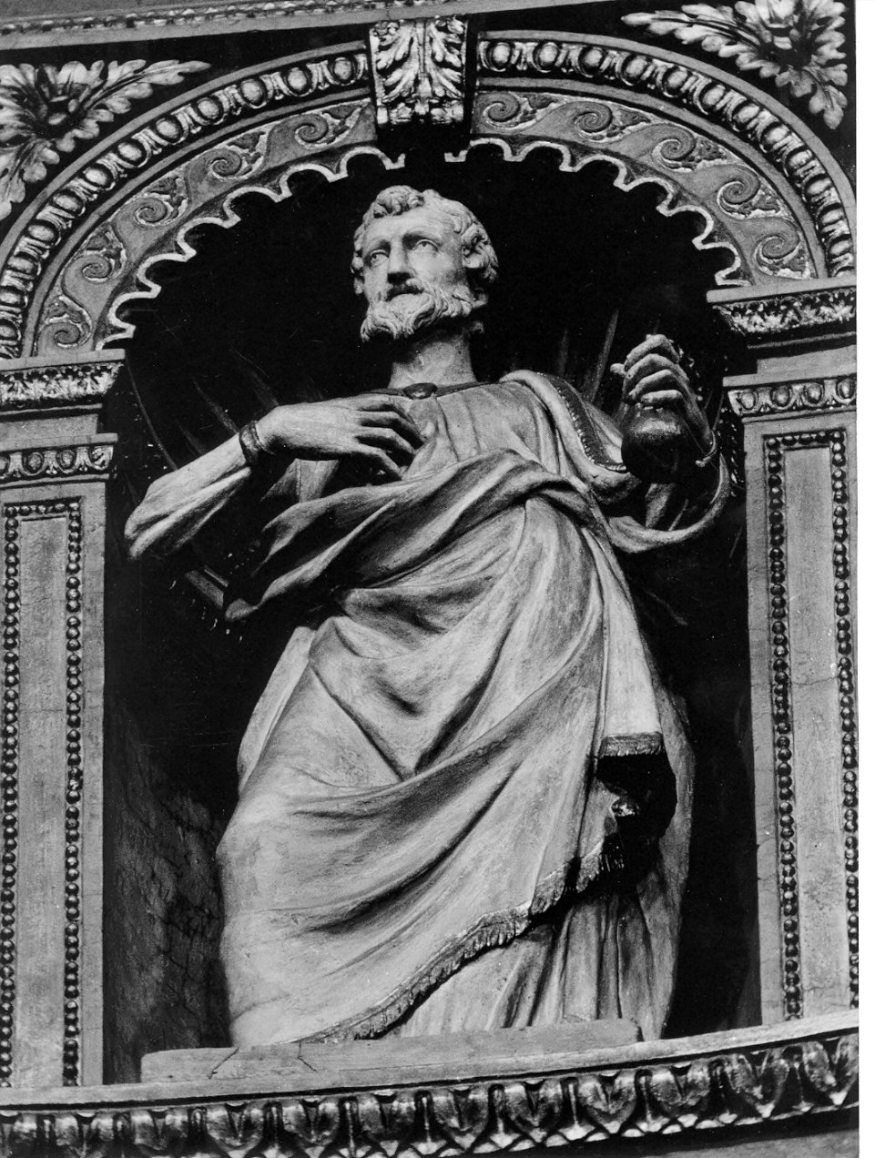 San Matteo (statua, opera isolata) di De Fondatis Agostino detto Padovano (secc. XV/ XVI)