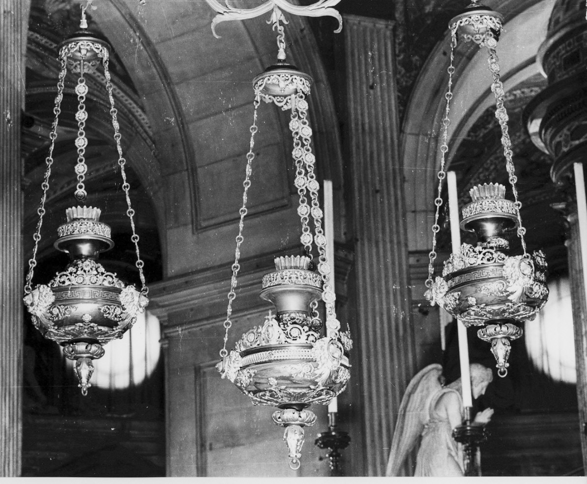 lampada pensile, serie di Bellezza Giovanni (sec. XIX)