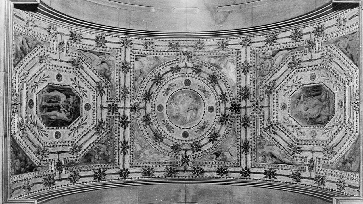 scene dell'Antico Testamento (decorazione pittorica, opera isolata) - ambito lombardo (sec. XVI)