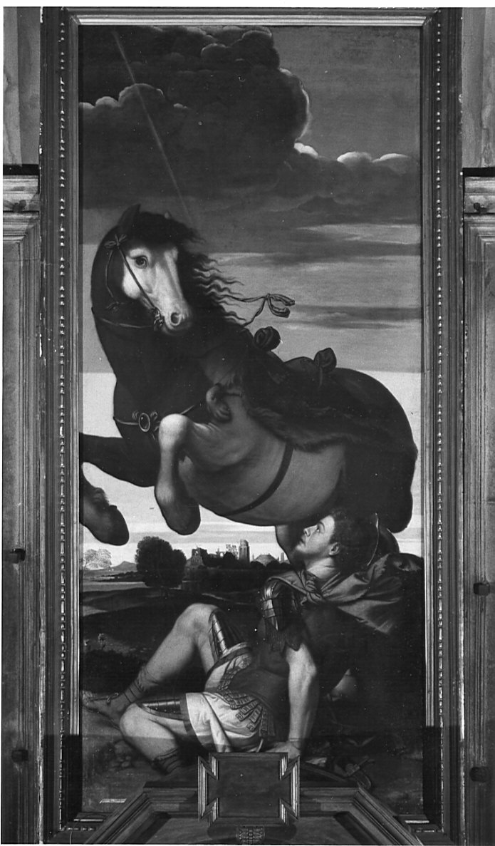 conversione di San Paolo (dipinto, opera isolata) di Bonvicino Alessandro detto Moretto (sec. XVI)